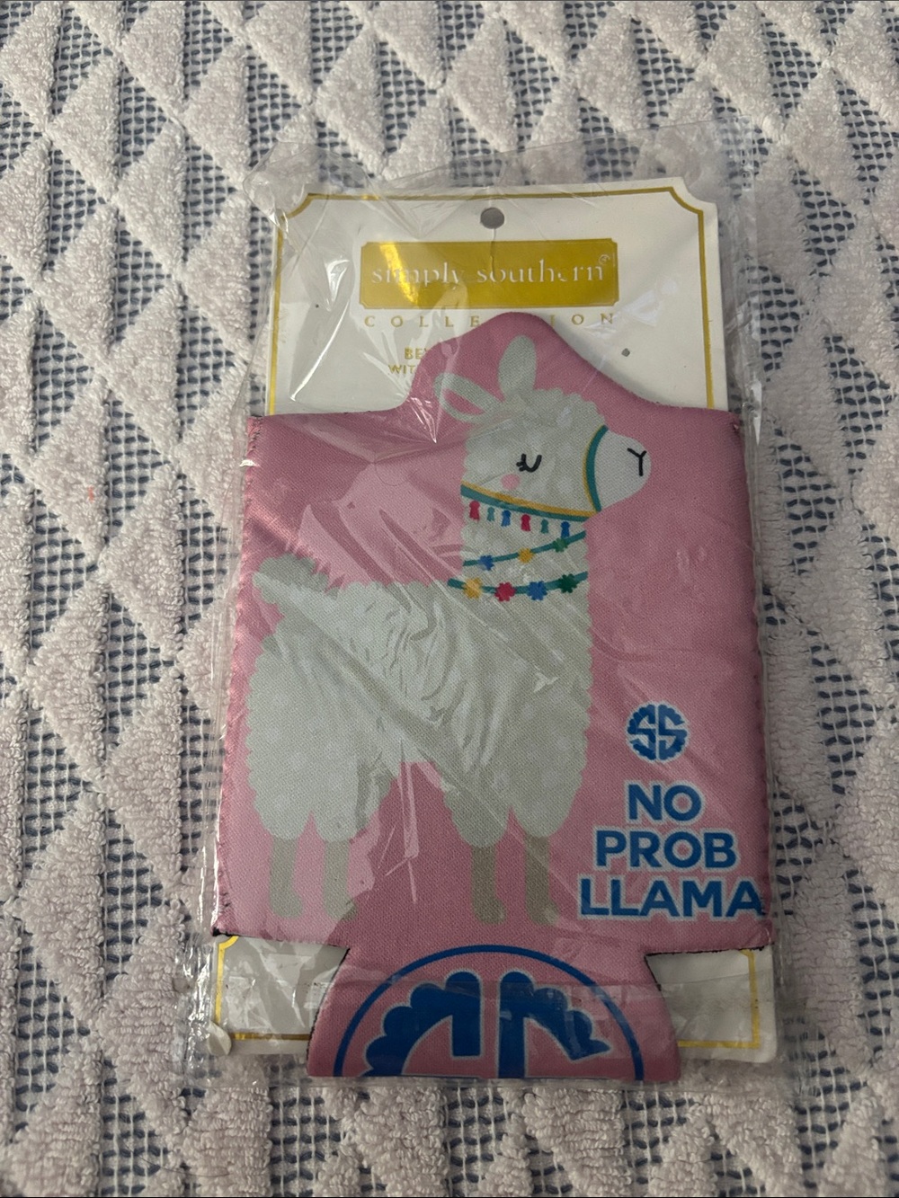 Simply Southern Collection-No Prob Llama Beverage Holder with Cash/Cards Pocket